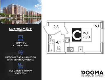 23 м², квартира-студия 4 903 600 ₽ - изображение 9