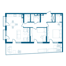 160 м², 4-комнатная квартира 19 500 000 ₽ - изображение 107