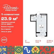 Квартира 23,9 м², студия - изображение 3