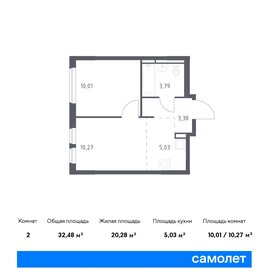 31,4 м², 1-комнатная квартира 7 500 000 ₽ - изображение 18