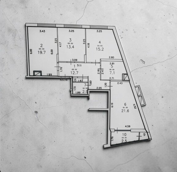 60,6 м², 2-комнатная квартира 13 500 000 ₽ - изображение 54