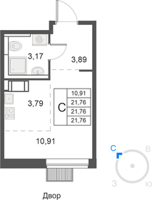 22 м², квартира-студия 5 800 000 ₽ - изображение 42