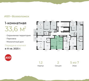 36 м², 1-комнатная квартира 4 625 000 ₽ - изображение 23
