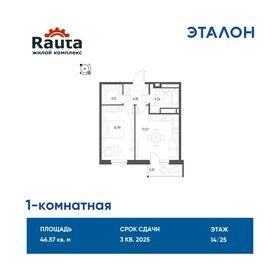 51,5 м², 1-комнатная квартира 6 200 000 ₽ - изображение 40