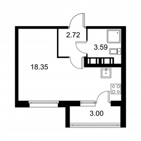 26,2 м², квартира-студия 4 316 400 ₽ - изображение 32