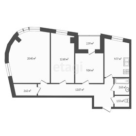 79 м², 3-комнатная квартира 9 900 000 ₽ - изображение 40