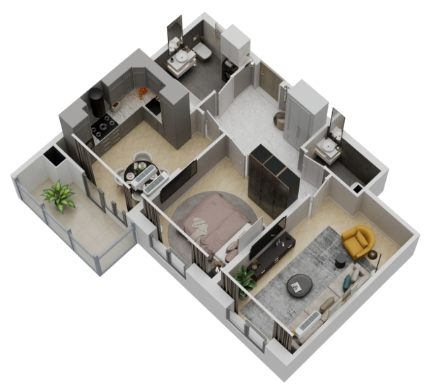54 м², 2-комнатная квартира 9 180 000 ₽ - изображение 109