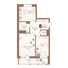 59 м², 4-комнатная квартира 4 090 000 ₽ - изображение 63