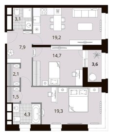 73,8 м², 3-комнатная квартира 21 244 000 ₽ - изображение 1