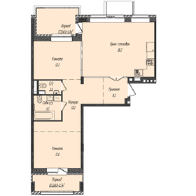 97,2 м², 2-комнатная квартира 34 000 000 ₽ - изображение 80