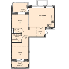 125 м², 3-комнатная квартира 19 500 000 ₽ - изображение 91