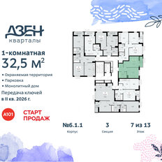 Квартира 32,5 м², 1-комнатная - изображение 4