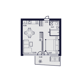 48,2 м², 2-комнатная квартира 8 429 750 ₽ - изображение 65