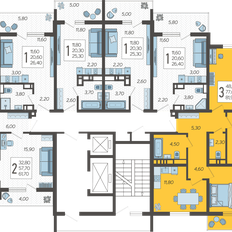 Квартира 81,9 м², 3-комнатная - изображение 2