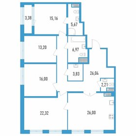 139,3 м², 4-комнатная квартира 36 917 152 ₽ - изображение 3