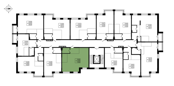 64,3 м², 1-комнатная квартира 9 067 710 ₽ - изображение 39