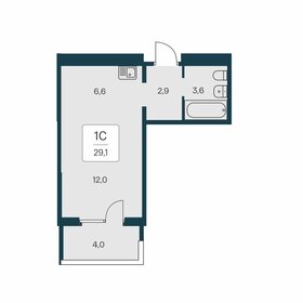 29,3 м², квартира-студия 3 800 000 ₽ - изображение 53