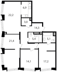 130 м², 2-комнатная квартира 71 000 000 ₽ - изображение 95