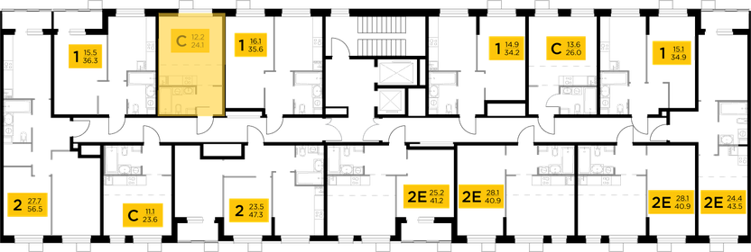 31,4 м², 1-комнатная квартира 5 100 000 ₽ - изображение 77