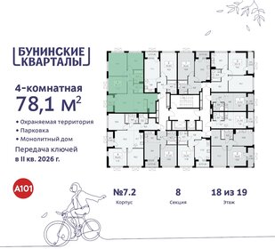 77 м², 4-комнатная квартира 19 000 000 ₽ - изображение 113