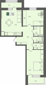 74,1 м², 2-комнатная квартира 5 100 000 ₽ - изображение 69