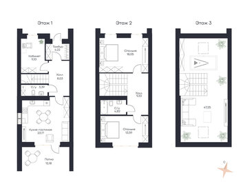 159,5 м² таунхаус, 0,4 сотки участок 14 355 000 ₽ - изображение 17