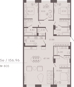 386,1 м², 4-комнатные апартаменты 388 289 440 ₽ - изображение 84