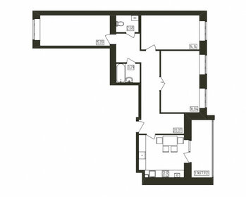 75,9 м², 3-комнатная квартира 8 600 000 ₽ - изображение 56