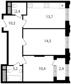 60 м², 3-комнатная квартира 14 800 000 ₽ - изображение 121