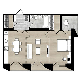 62,1 м², 2-комнатная квартира 9 350 000 ₽ - изображение 34