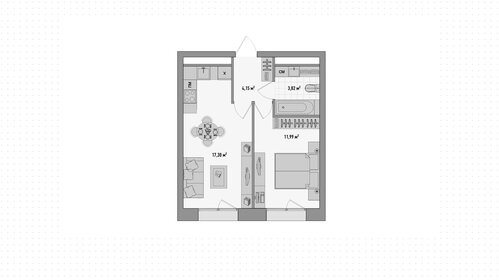 34 м², 2-комнатные апартаменты 14 500 000 ₽ - изображение 96