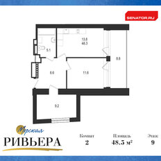 Квартира 57,1 м², 2-комнатные - изображение 3