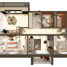 Квартира 88,1 м², 3-комнатная - изображение 2