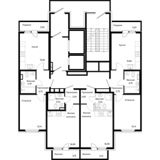 Квартира 35 м², 2-комнатная - изображение 4