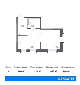 36,3 м², 1-комнатная квартира 7 343 257 ₽ - изображение 15