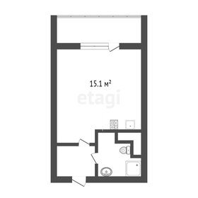 Квартира 22,7 м², студия - изображение 1