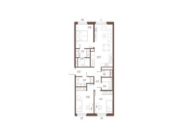 Квартира 84,1 м², 3-комнатная - изображение 1