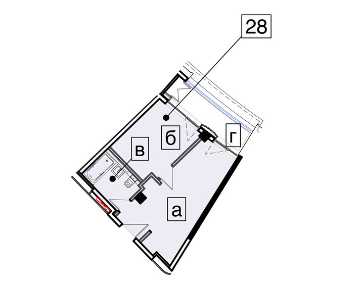 37,6 м², 2-комнатные апартаменты 71 440 000 ₽ - изображение 1