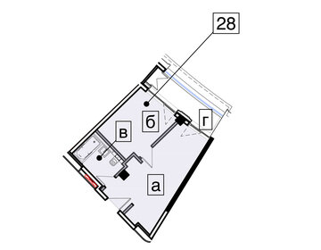 Квартира 37,6 м², 2-комнатные - изображение 1
