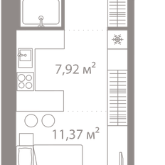 Квартира 28,5 м², студия - изображение 2