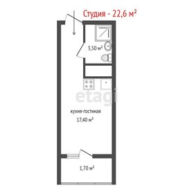 Квартира 23,1 м², студия - изображение 1