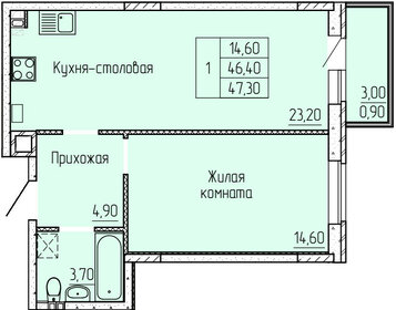 37,4 м², 1-комнатная квартира 3 735 000 ₽ - изображение 16