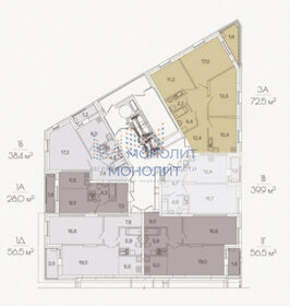 27,6 м², 1-комнатная квартира 6 490 000 ₽ - изображение 37