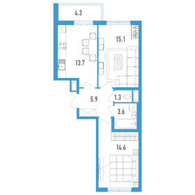 64 м², 2-комнатная квартира 8 200 000 ₽ - изображение 49