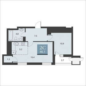 35 м², квартира-студия 5 350 000 ₽ - изображение 68