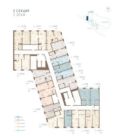40,4 м², 1-комнатные апартаменты 27 116 836 ₽ - изображение 69