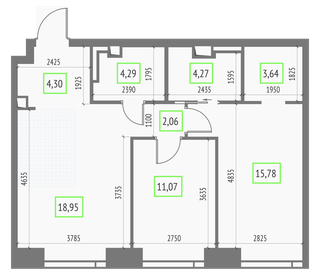 63,4 м², 2-комнатная квартира 27 797 212 ₽ - изображение 15