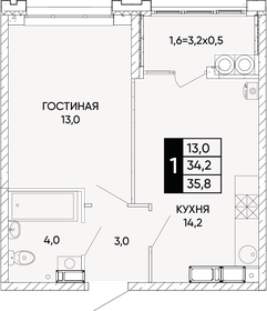 35 м², 1-комнатная квартира 8 900 000 ₽ - изображение 108