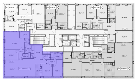 256 м², 7-комнатная квартира 226 634 256 ₽ - изображение 86