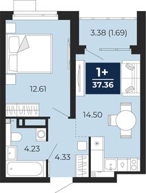 37,4 м², 1-комнатная квартира 5 515 000 ₽ - изображение 13